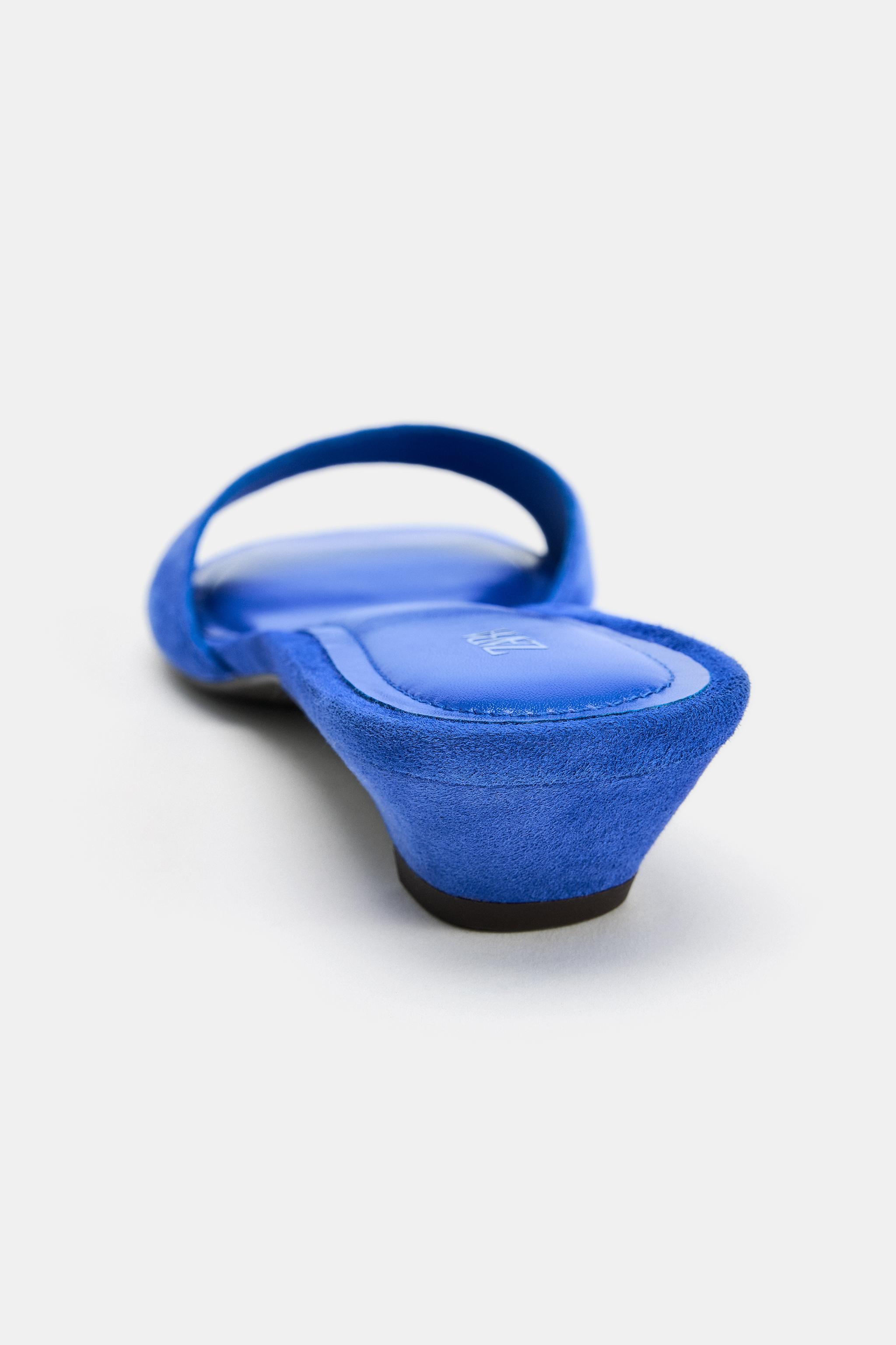SUEDE MULE SANDALS