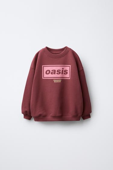 ‘OASIS ®’ スウェットシャツダークローズ0Zaraの‘OASIS ®’ スウェットシャツ - ダークローズ - 画像 0