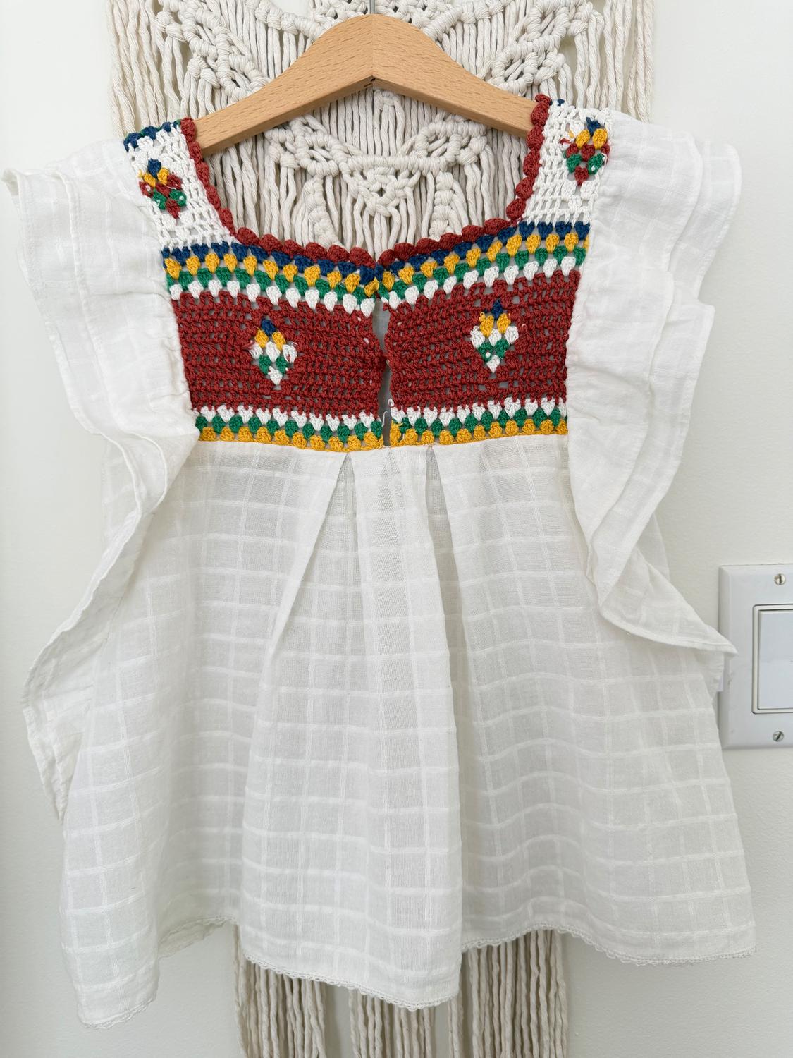 RUFFLED CROCHETED TOP - Image 2