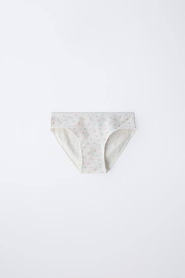 6-14 YEARS/ PACK OF SIX TEXTURED FLORAL BRIEFS - Multicoloured by Zara - Image 2