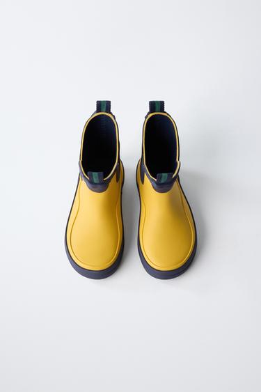 BOTTES DE PLUIE COLORÉES - Jaune de Zara - Image 3