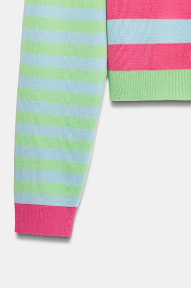 STRIPED KNIT CARDIGAN - striped by Zara - Image 7