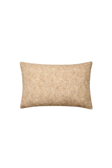 CAPA DE ALMOFADA COM TEXTURA - Bege da Zara