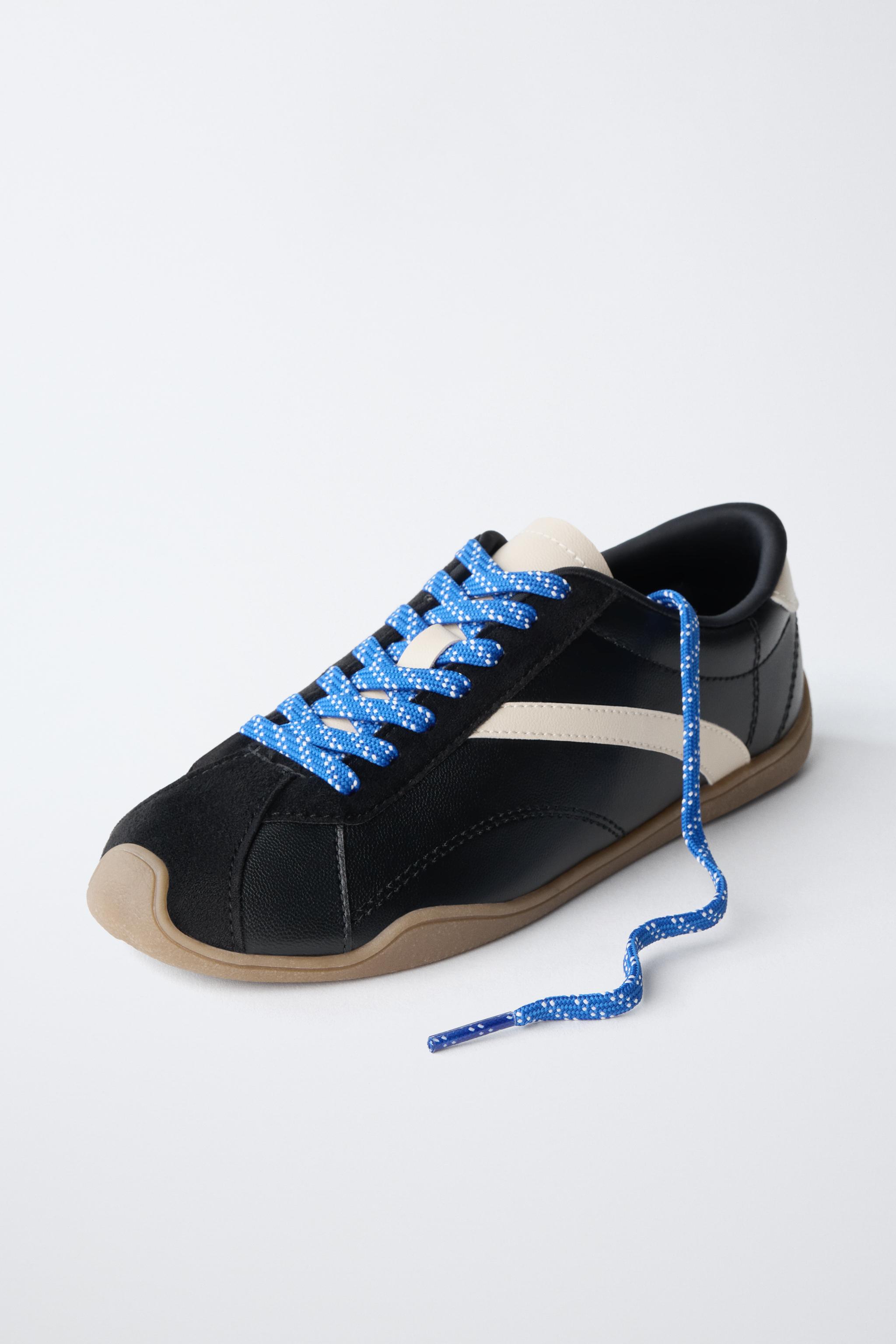 Детские кроссовки Zara RETRO CONTRAST SNEAKERS — фото 3