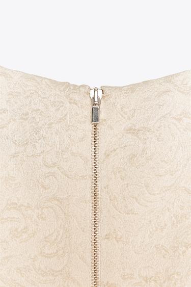 TEXTURED PEPLUM TOP - Cava by Zara - Image 5