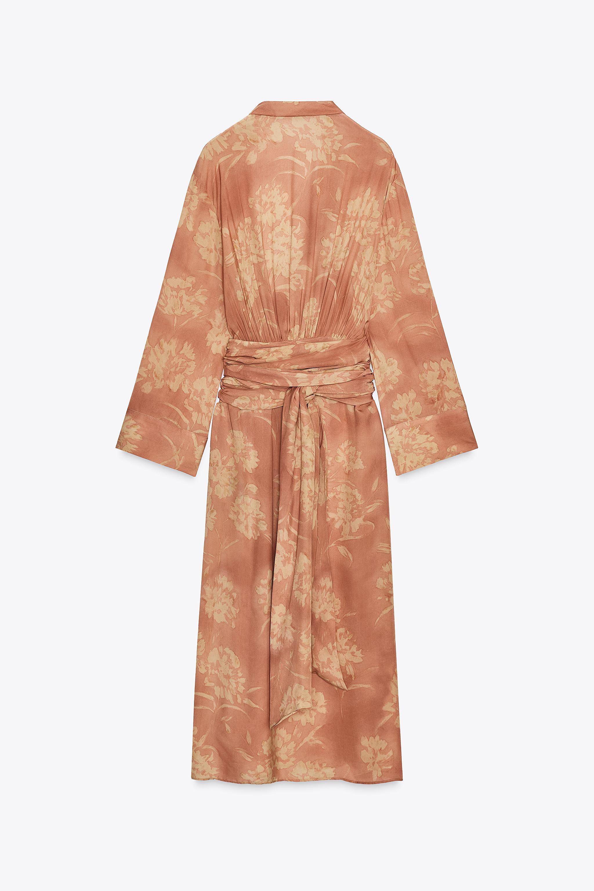 【ZARA】プリント柄トップス ZW COLLECTION 3774/856/093 ZW COLLECTION プリント柄トップス - グリーン | ZARA Japan / 日本