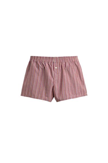 STRIPED POPLIN BOXERS SAMUEL DE SABOIA X ZARA - Stripes by Zara