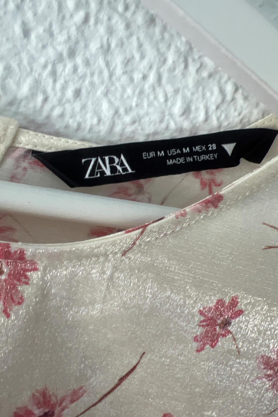PRINTED TOP WITH BOW - Image 3