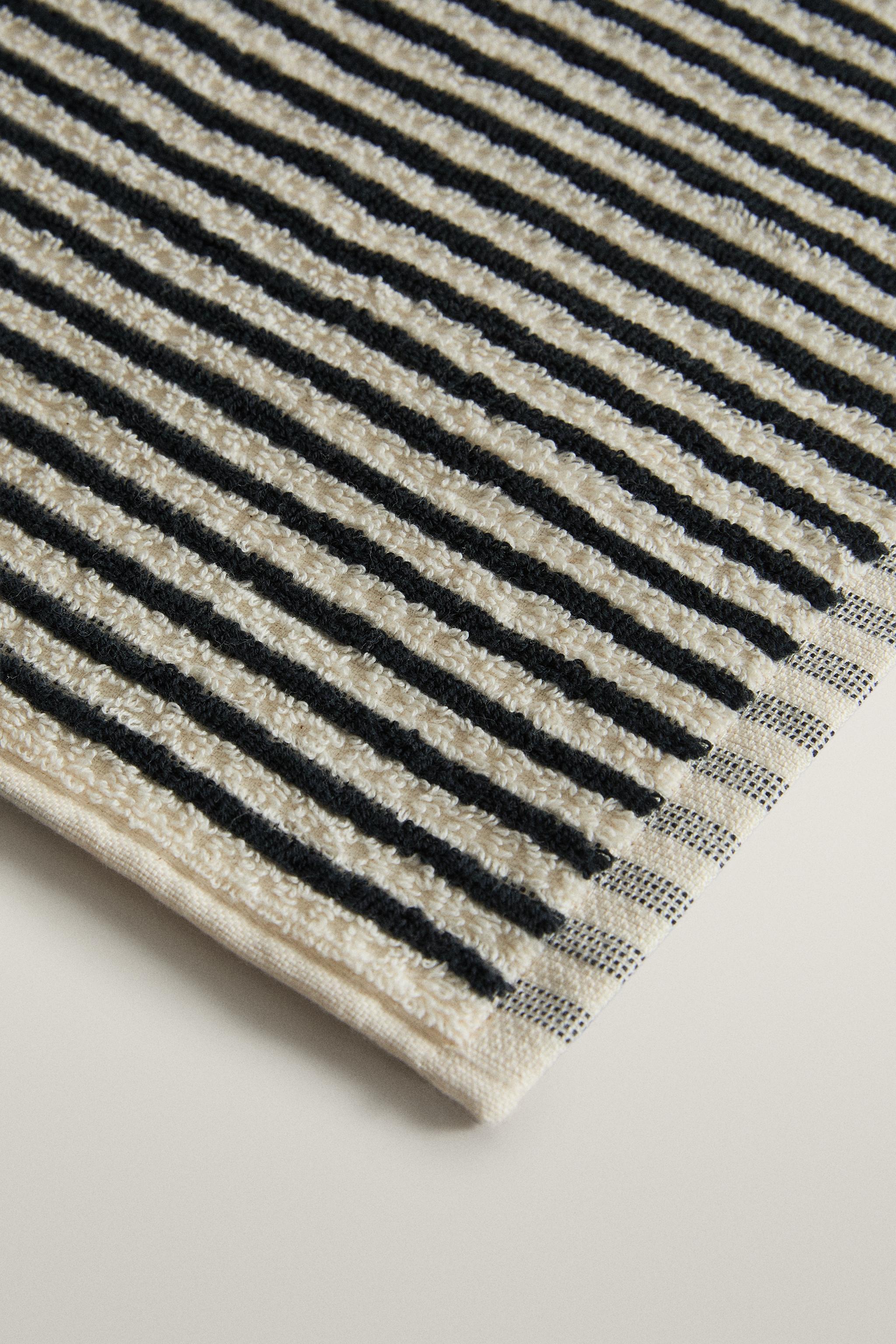 DYED THREAD COTTON BATH TOWEL
