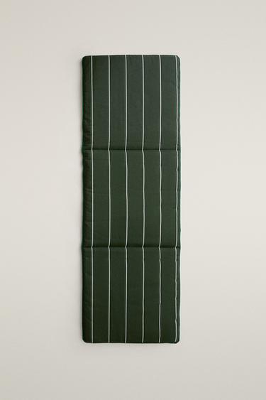 Zara STRIPED TOPPER WITH PIPING - Green - Image 0