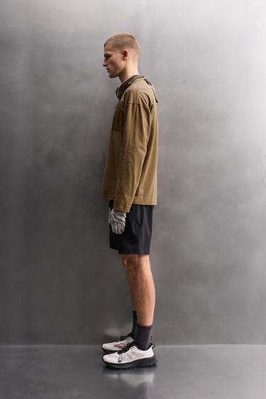 LONG SLEEVE T-SHIRT WITH POCKET - Light brown by Zara - Image 3