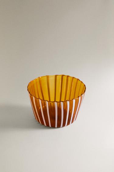 BOL BOROSILICATE RAYURES - Orange de Zara - Image 1