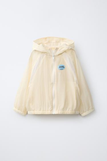 LIGHTWEIGHT RAINCOAT WITH LABEL - Yellow by Zara - Image 0