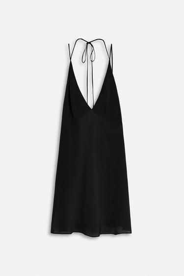 HAUT À OUVERTURES 100 % SOIE 50E ANNIVERSAIRE - Noir de Zara - Image 1