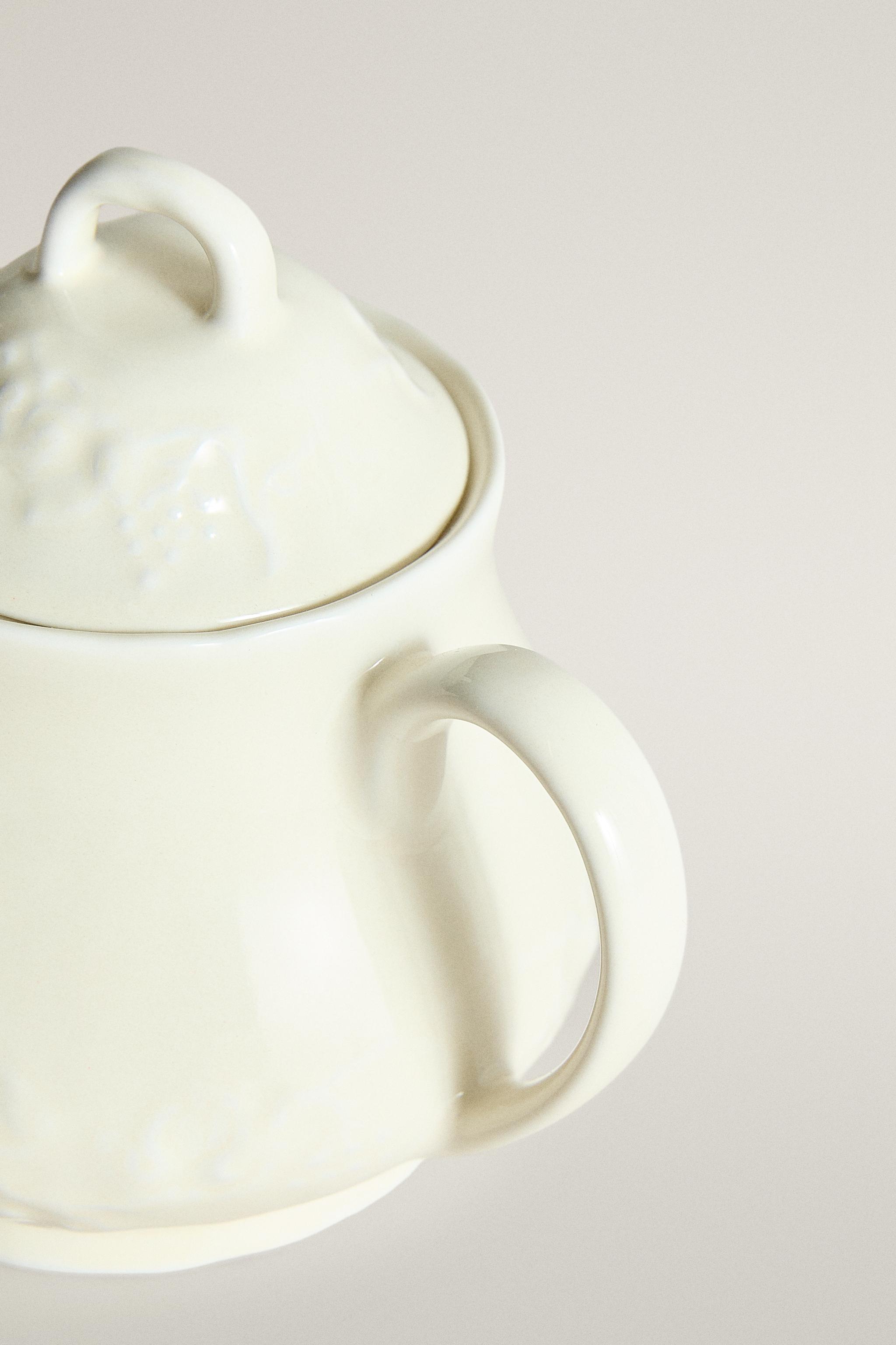 GRAPE PORCELAIN SUGAR BOWL
