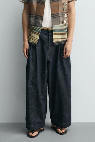 BALLOON FIT JEANS - Blue by Zara