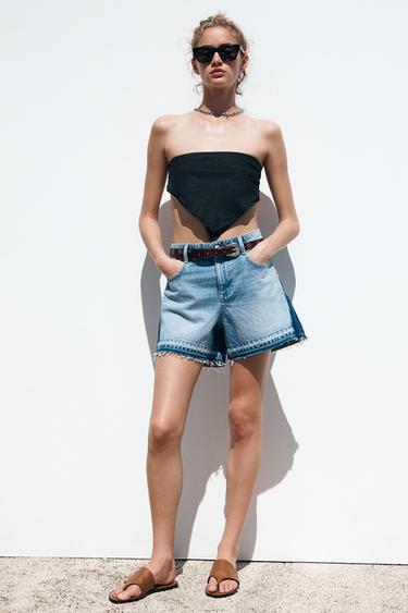 Z1975 MOM FIT SHORTS - Mid-blue by Zara - Image 0