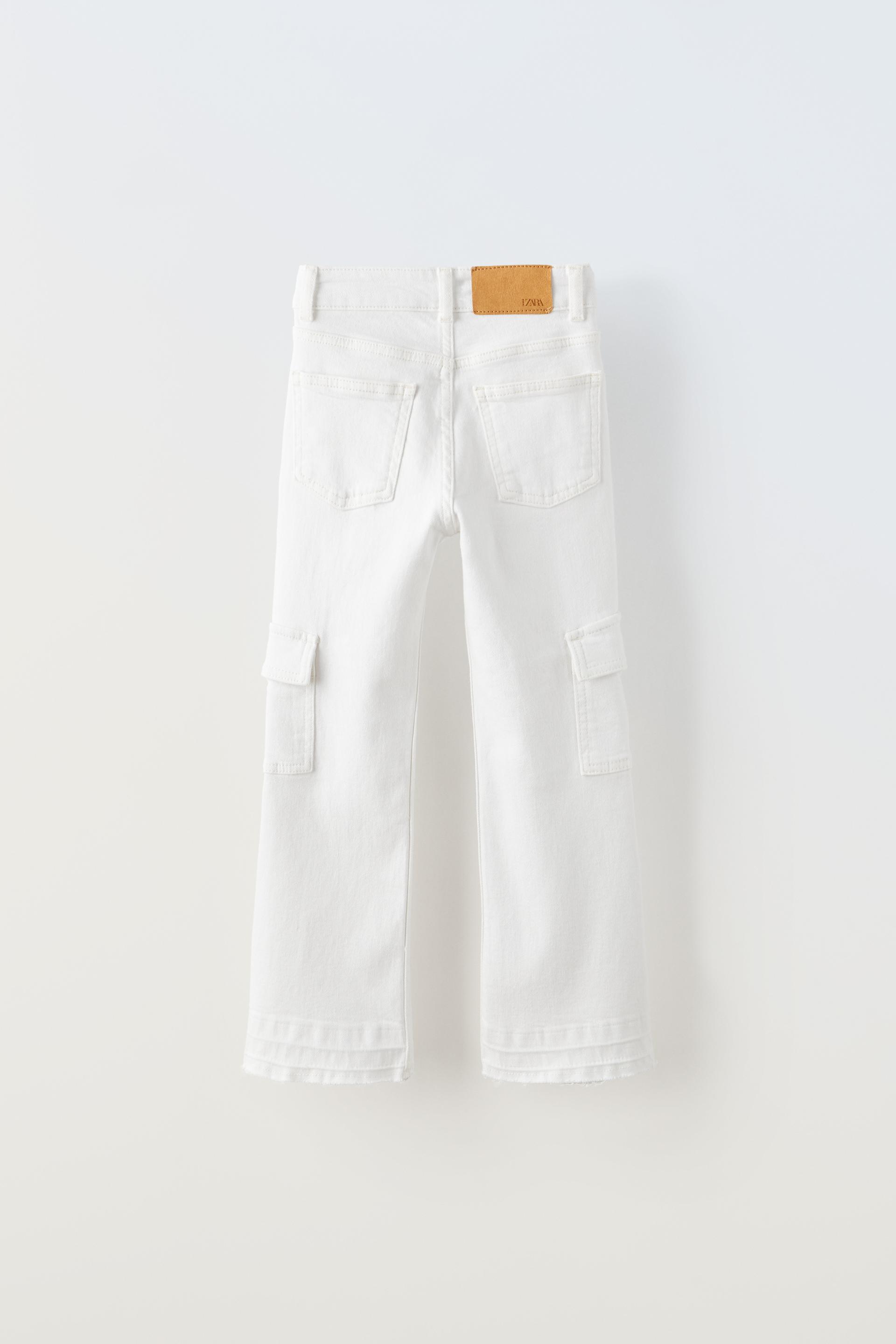 MULTI-CARGO JEANS - Light blue