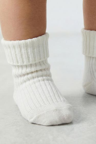 4-PACK OF COLOURED SOCKS - Light pink by Zara