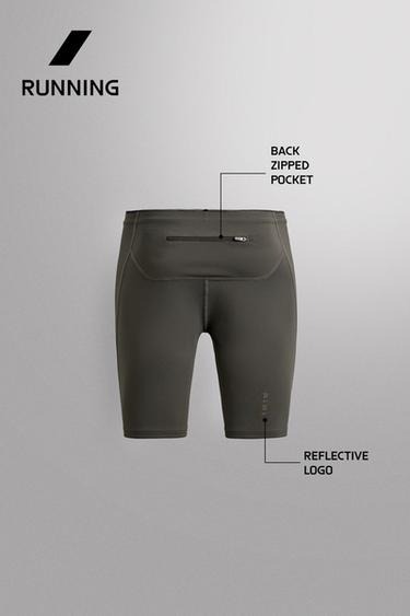 COLLANT COURT RUNNING - Gris foncé de Zara - Image 7