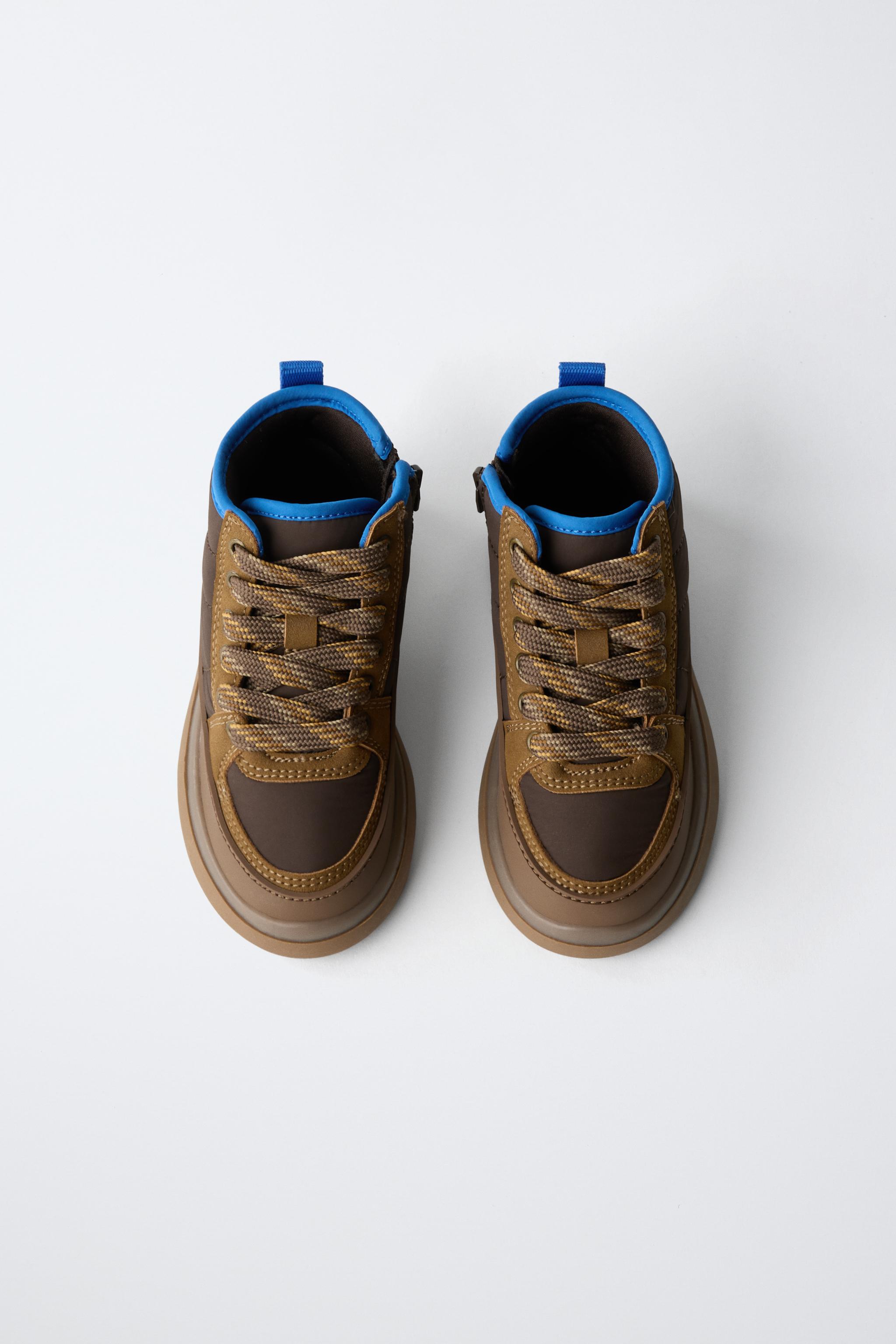 PANELLED ANKLE BOOTS