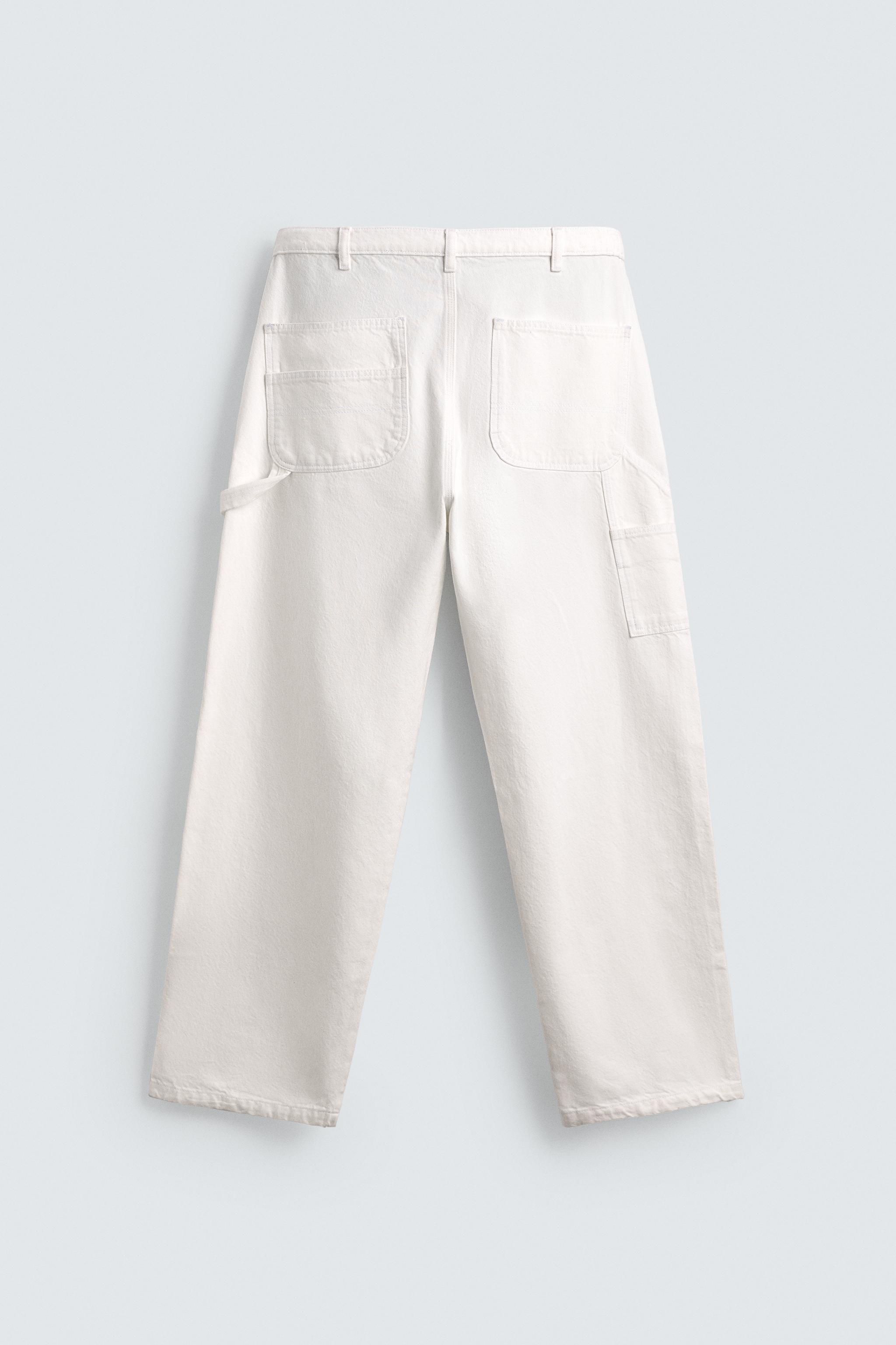 AARON LEVINE X ZARA カーペンターパンツ - ホワイト | ZARA Japan / 日本