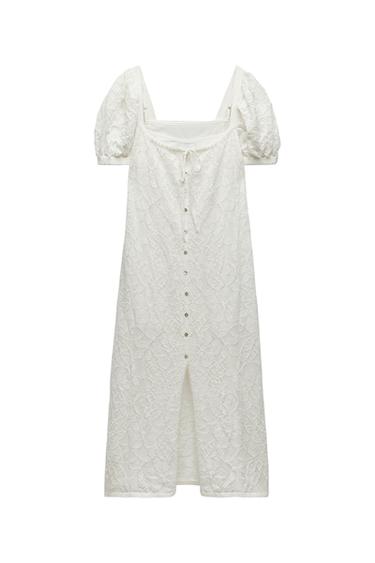 JACQUARD KNIT DRESS