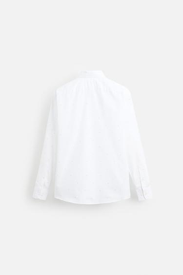 CHEMISE STRUCTURÉE EASY CARE - Imprimée de Zara - Image 7