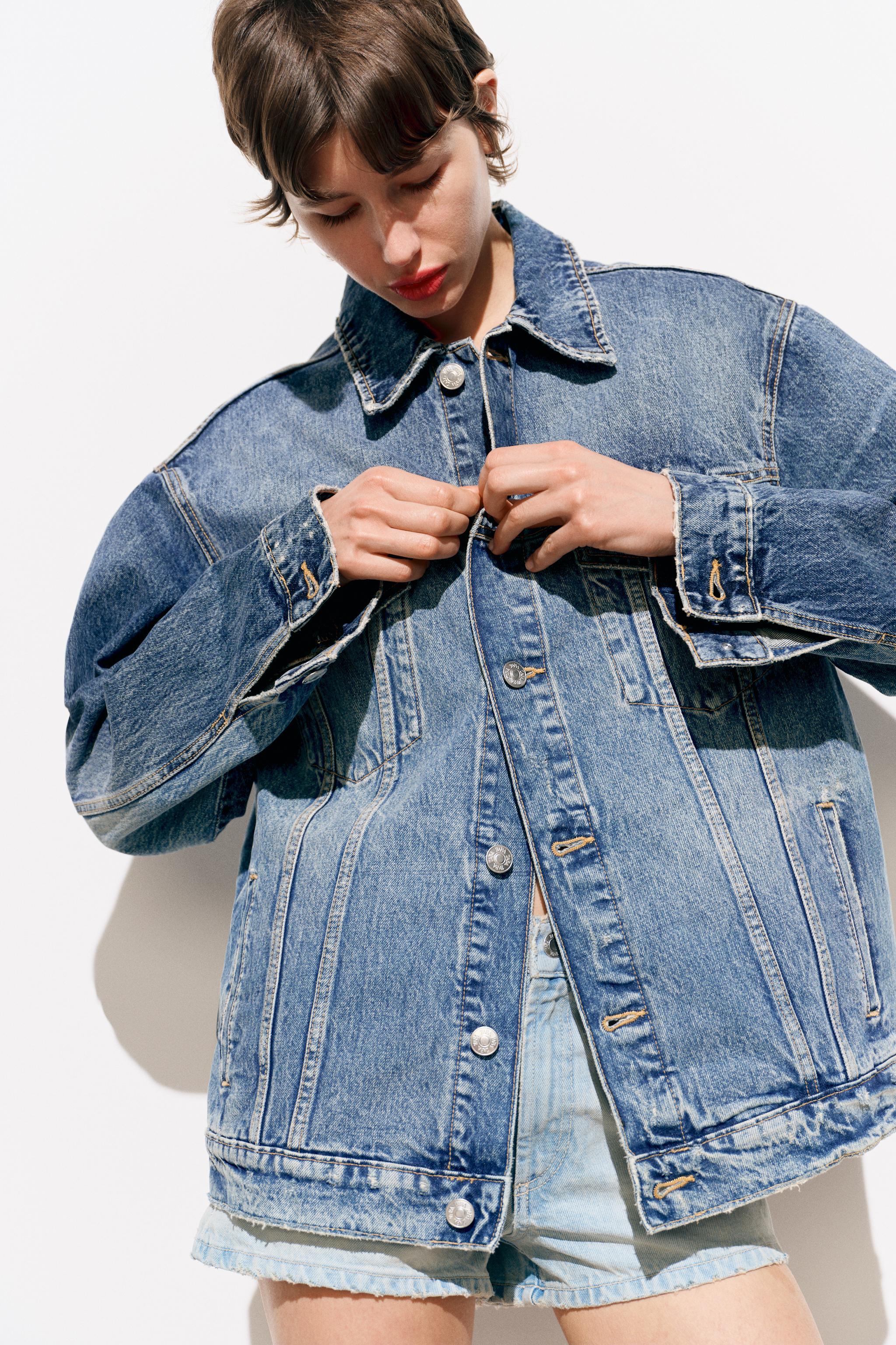 TRF OVERSIZE DENIM JACKET - only one | ZARA Singapore