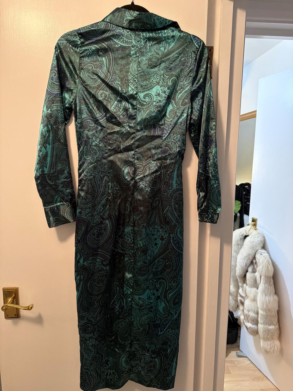 PRINTED SHIRT DRESS - Image 2