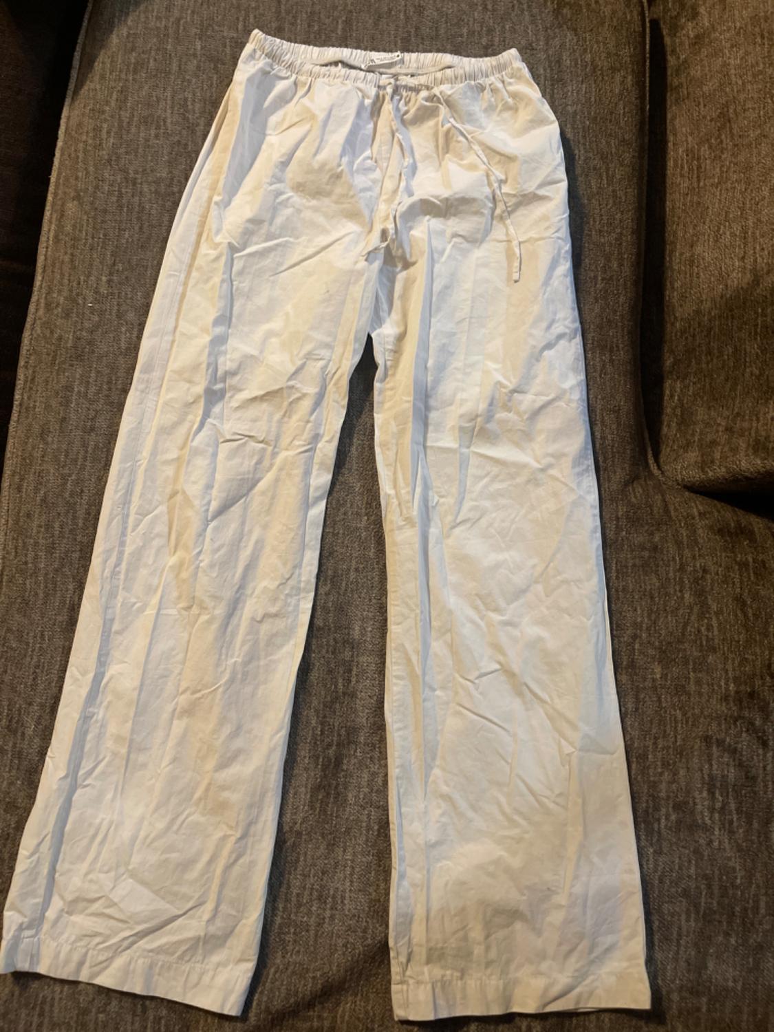 TIED POPLIN PANTS