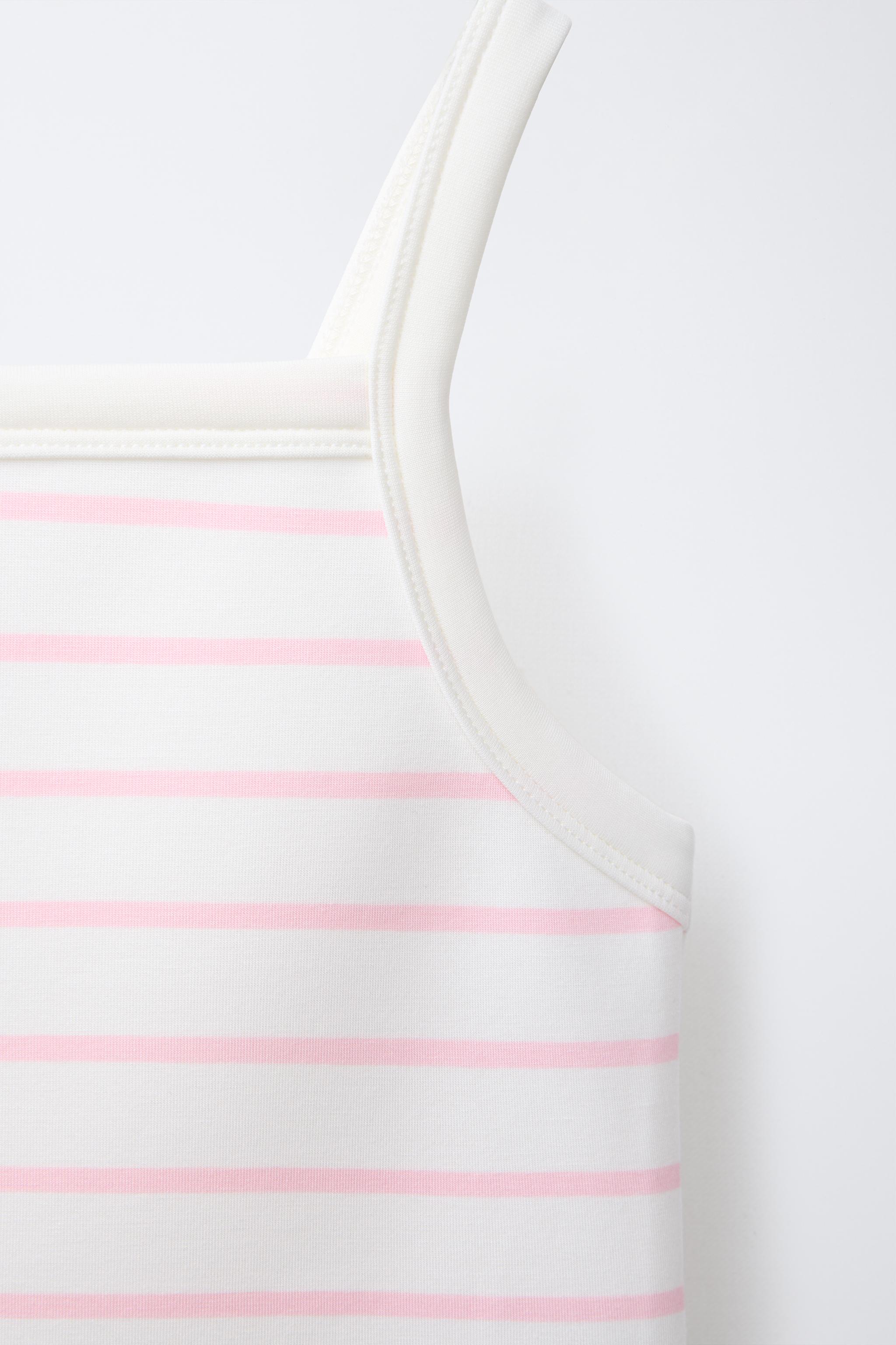 STRIPED TANK TOP WITH MODAL