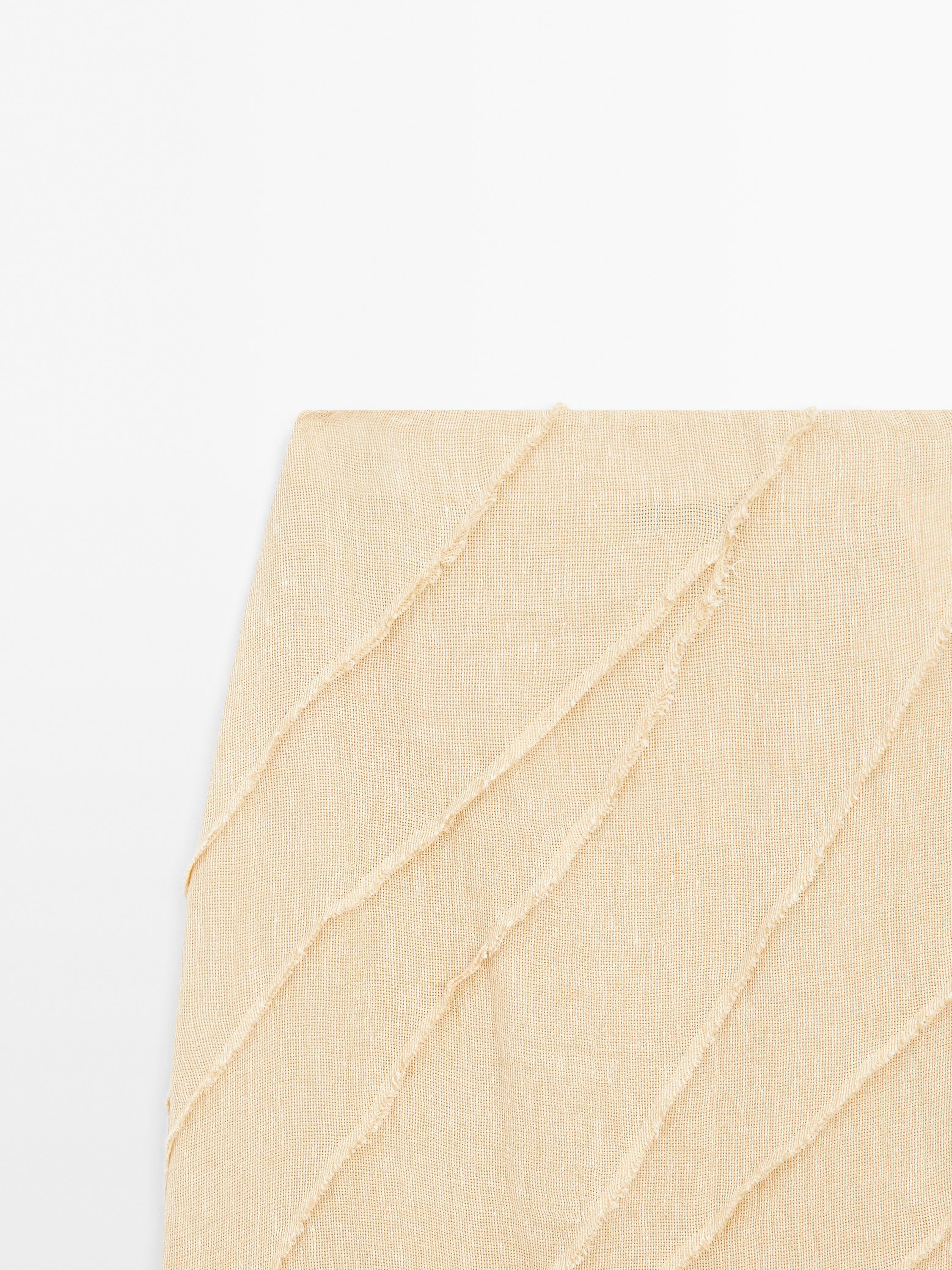 Jupe midi patchwork