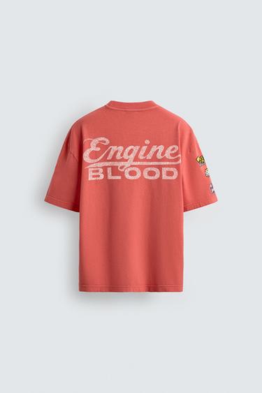 MOTOR GRAPHICS T-SHIRT - Reddish by Zara - Image 8
