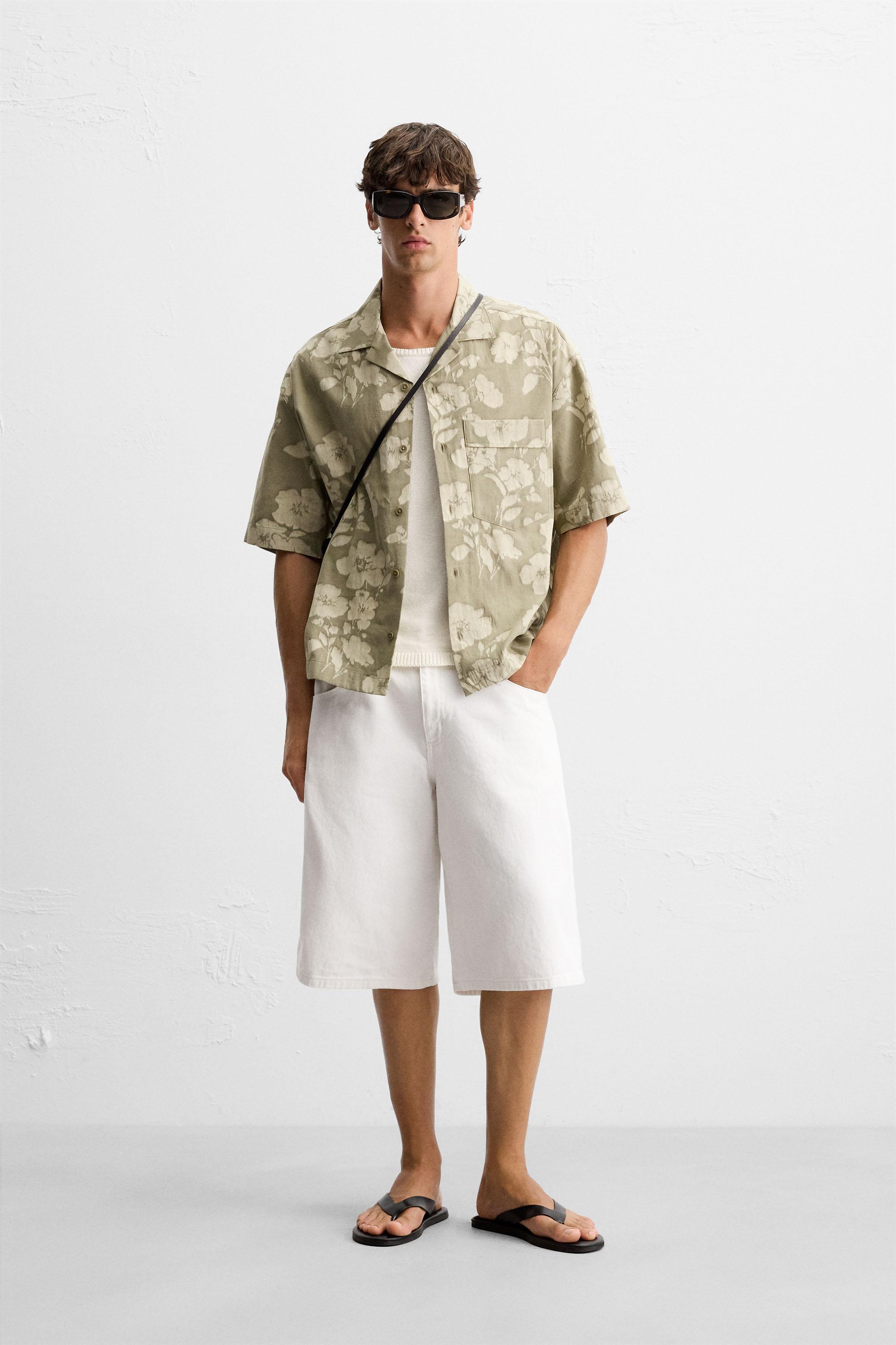 CHEMISE JACQUARD FLORAL