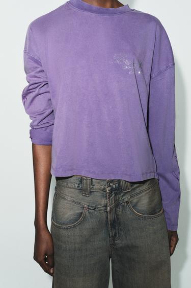 BRATZ® OVERSIZE T-SHIRT - Purple by Zara