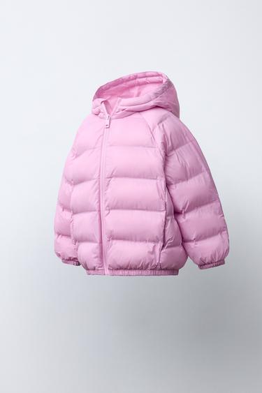 CAZADORA ULTRALIGERA CAPUCHA WATER REPELLENT - Rosa de Zara