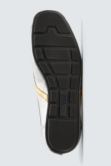 LEATHER TRAINERS HARRY LAMBERT FOR ZARA X DISNEY - Silver by Zara - Image 7