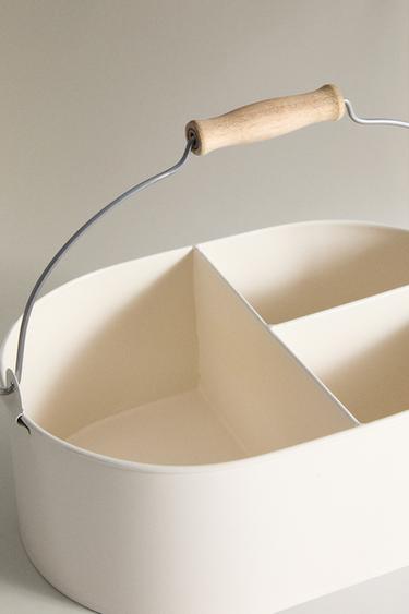 METAL BOX WITH COMPARTMENTS - Ecru by Zara - Image 2