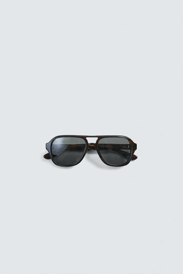LUNETTES DE SOLEIL OVALES - Écaille de Zara - Image 6
