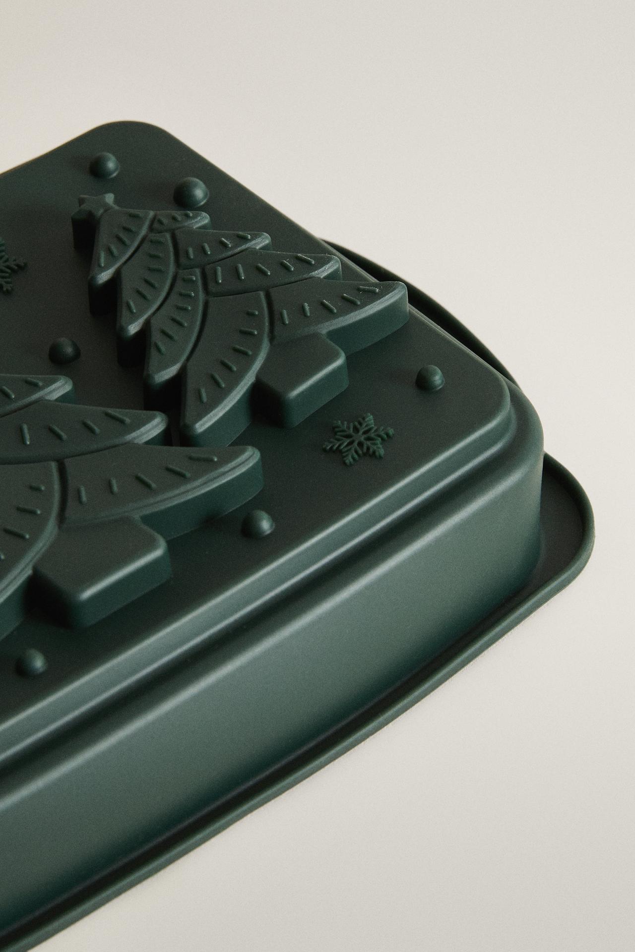 SILICONE CHRISTMAS TREE MOLD — Duck green