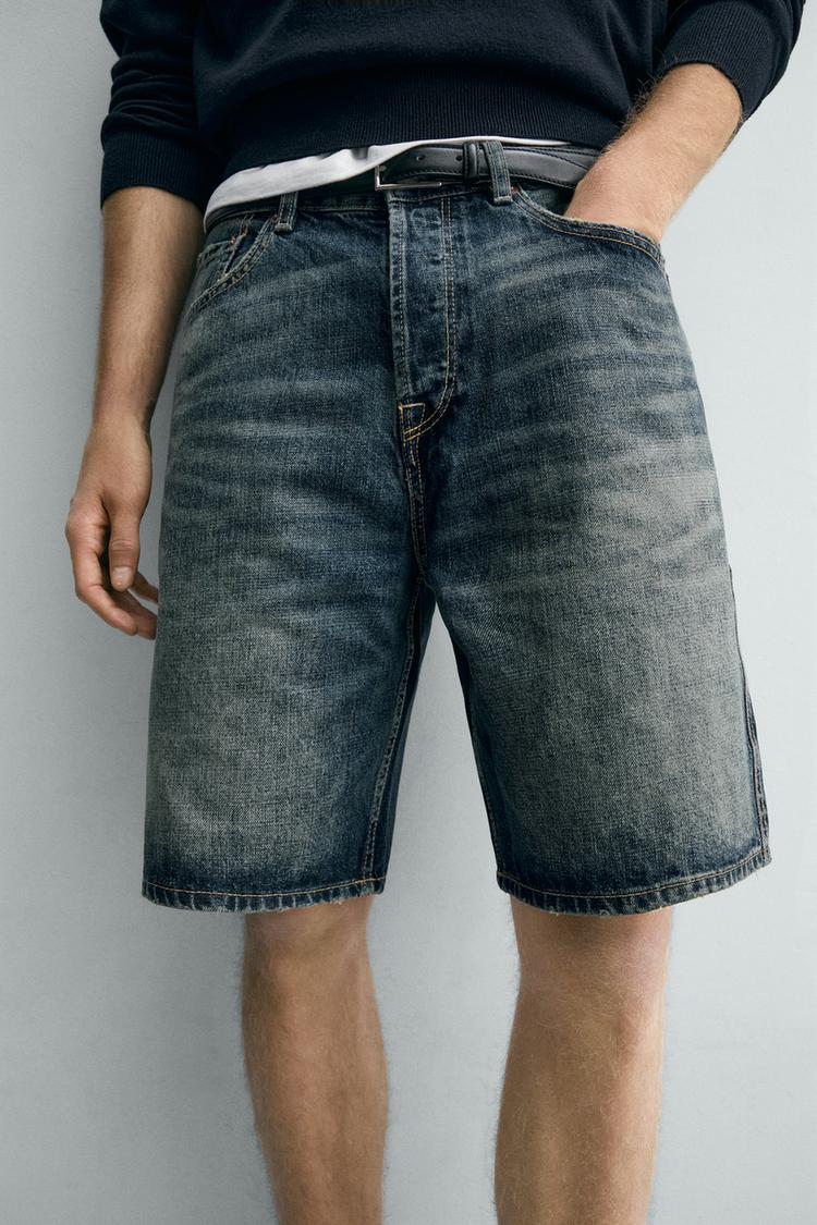 BERMUDAS DE MEZCLILLA DE PIERNA RECTA 7