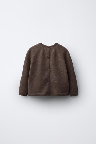 100% CASHMERE SWEATER - Brown by Zara - Image 1