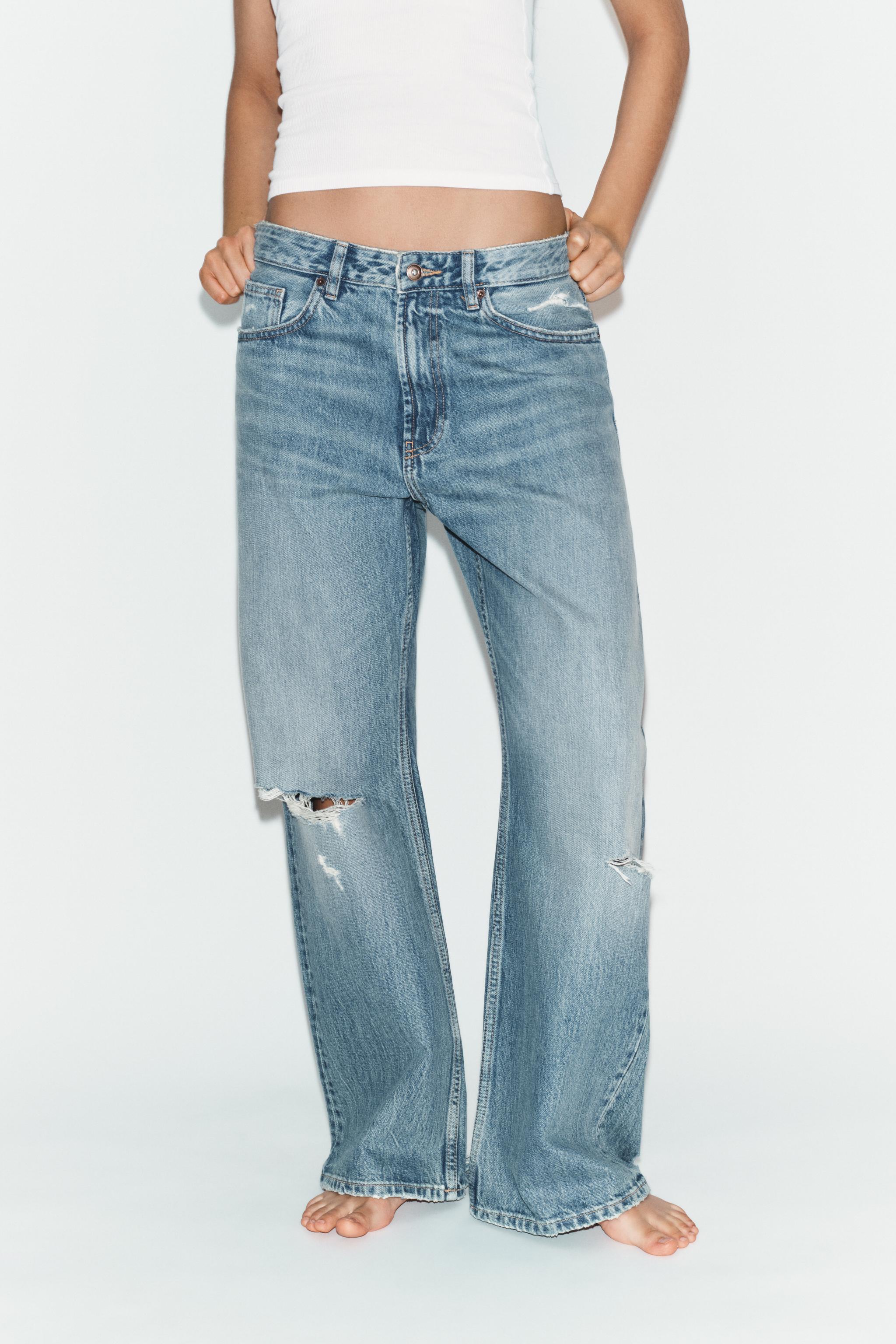 TRF BOYFRIEND DISTRESSED ORTA BEL JEAN - Görsel 2