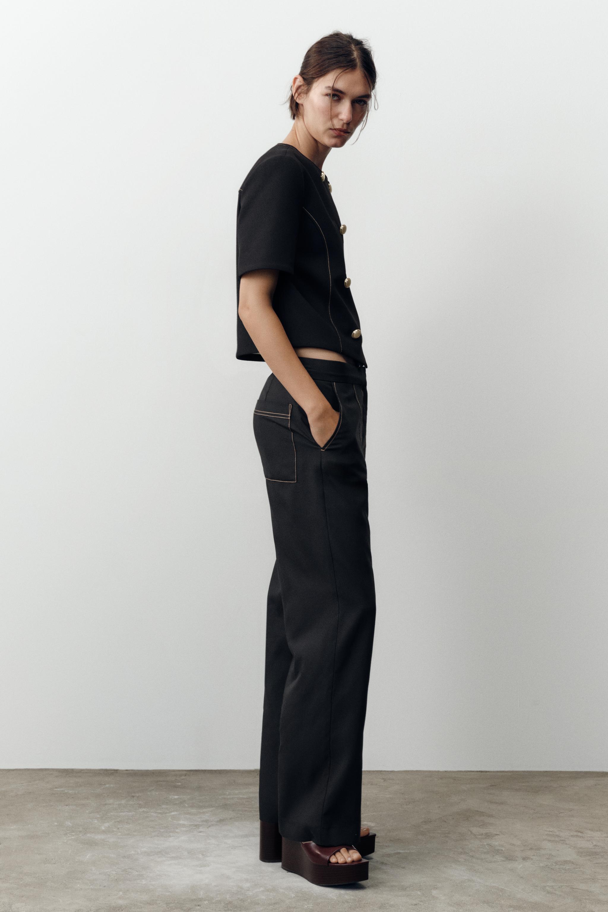 レディースストレートフィットパンツ | ZARA 日本