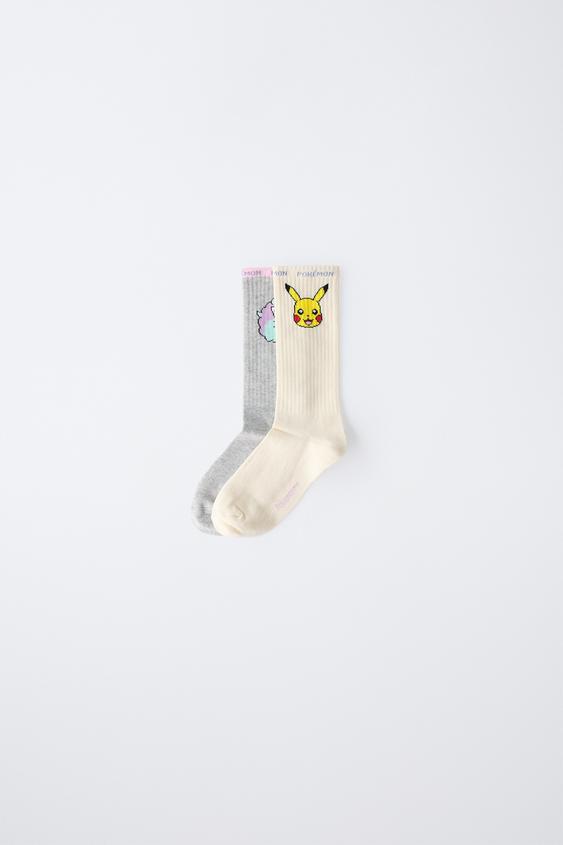 4-14 ANS/ LOT DE DEUX PAIRES DE CHAUSSETTES POKÉMON ™ - Lilas de Zara - Image 0
