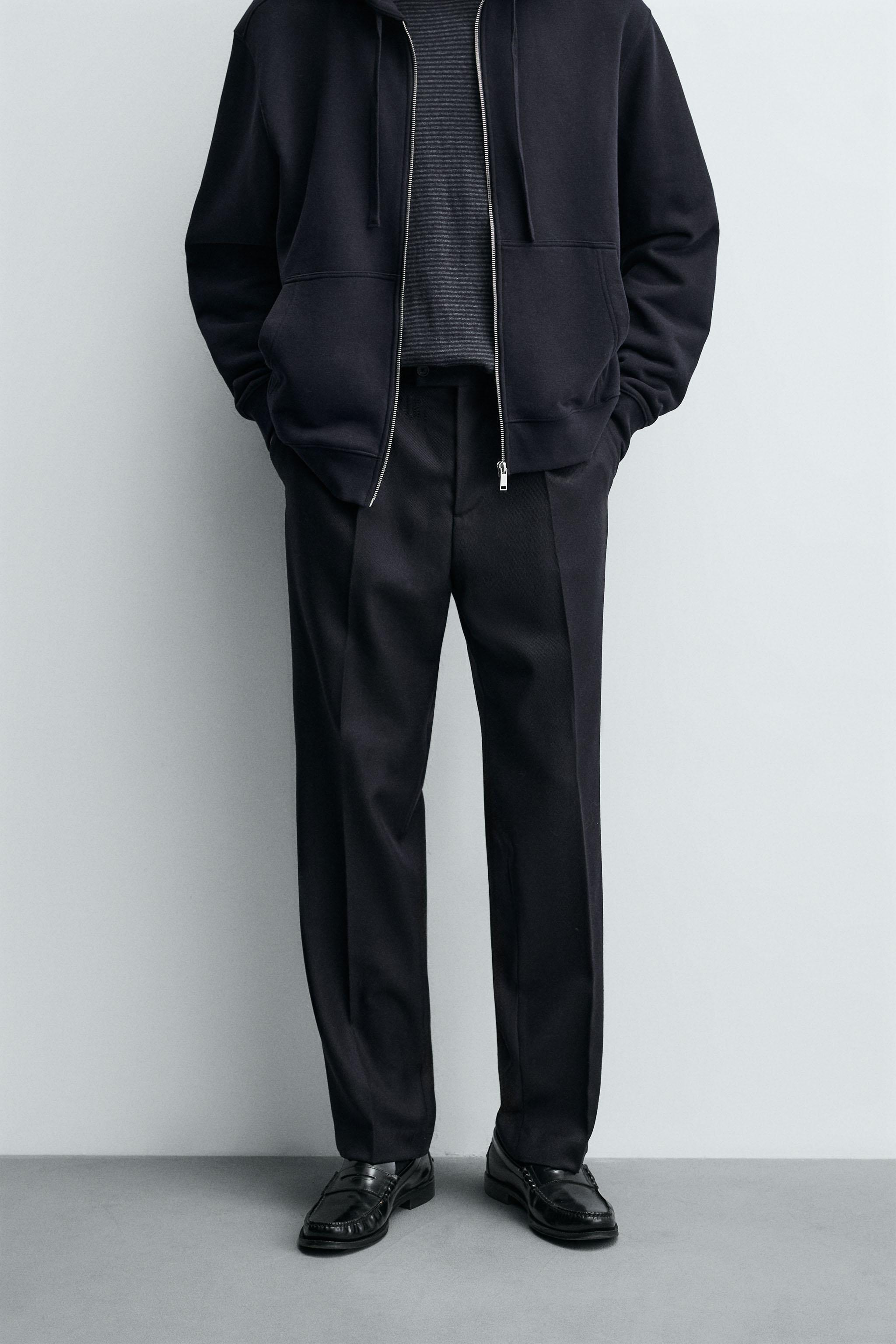 PANTALON STRUCTURÉ 100% LAINE