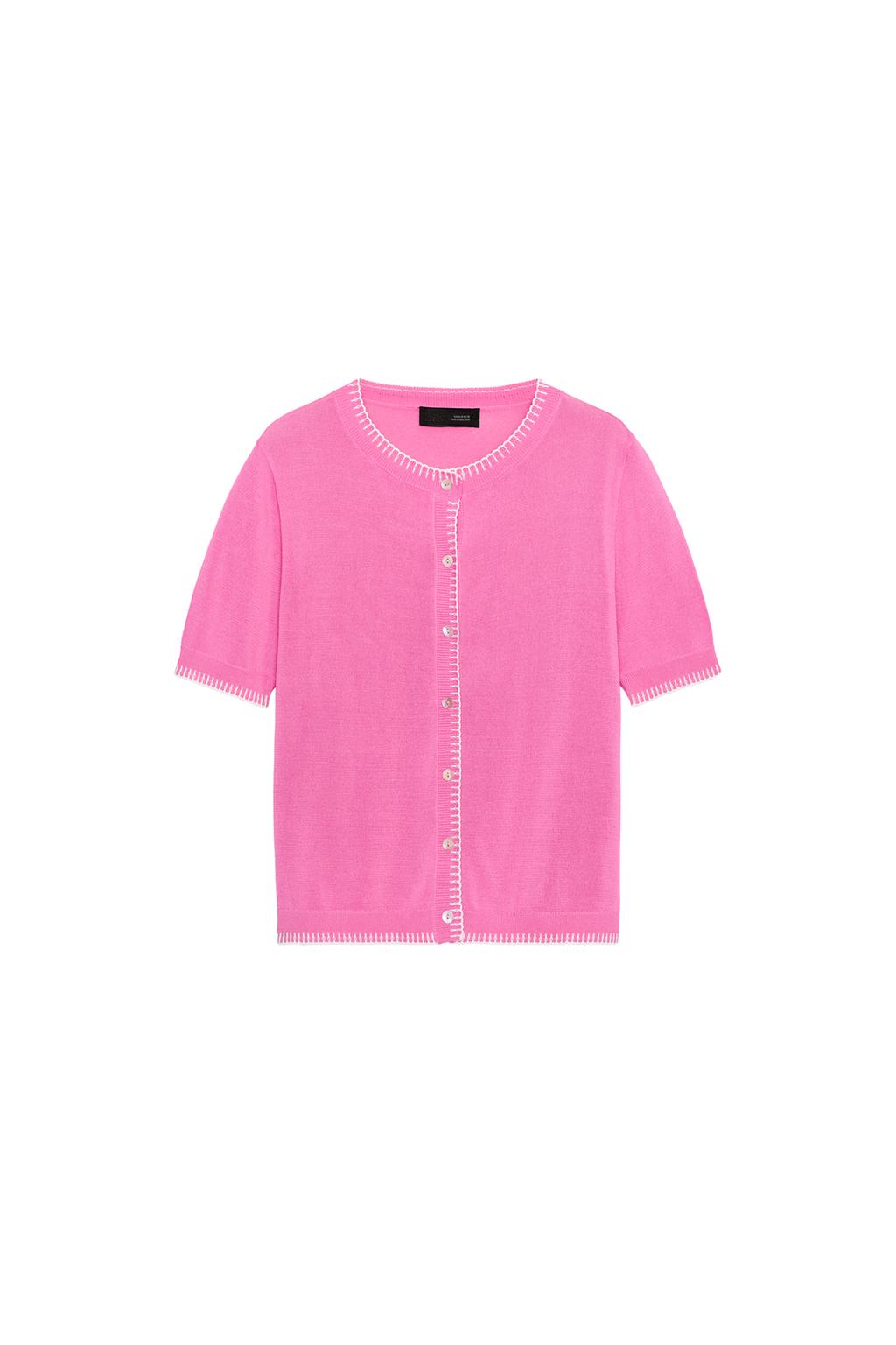 SHORT SLEEVE CARDIGAN - image 3