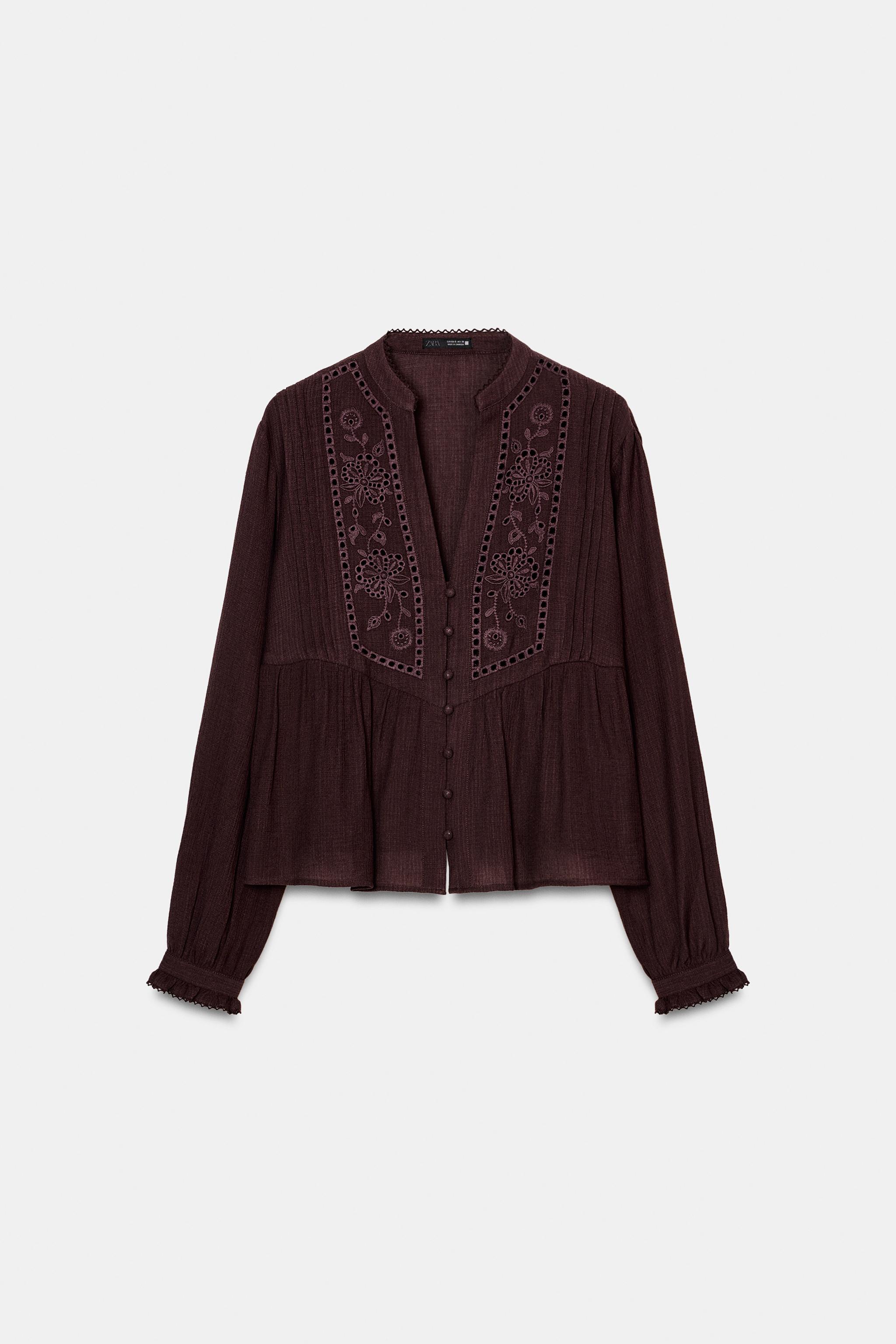 EMBROIDERED BLOUSE