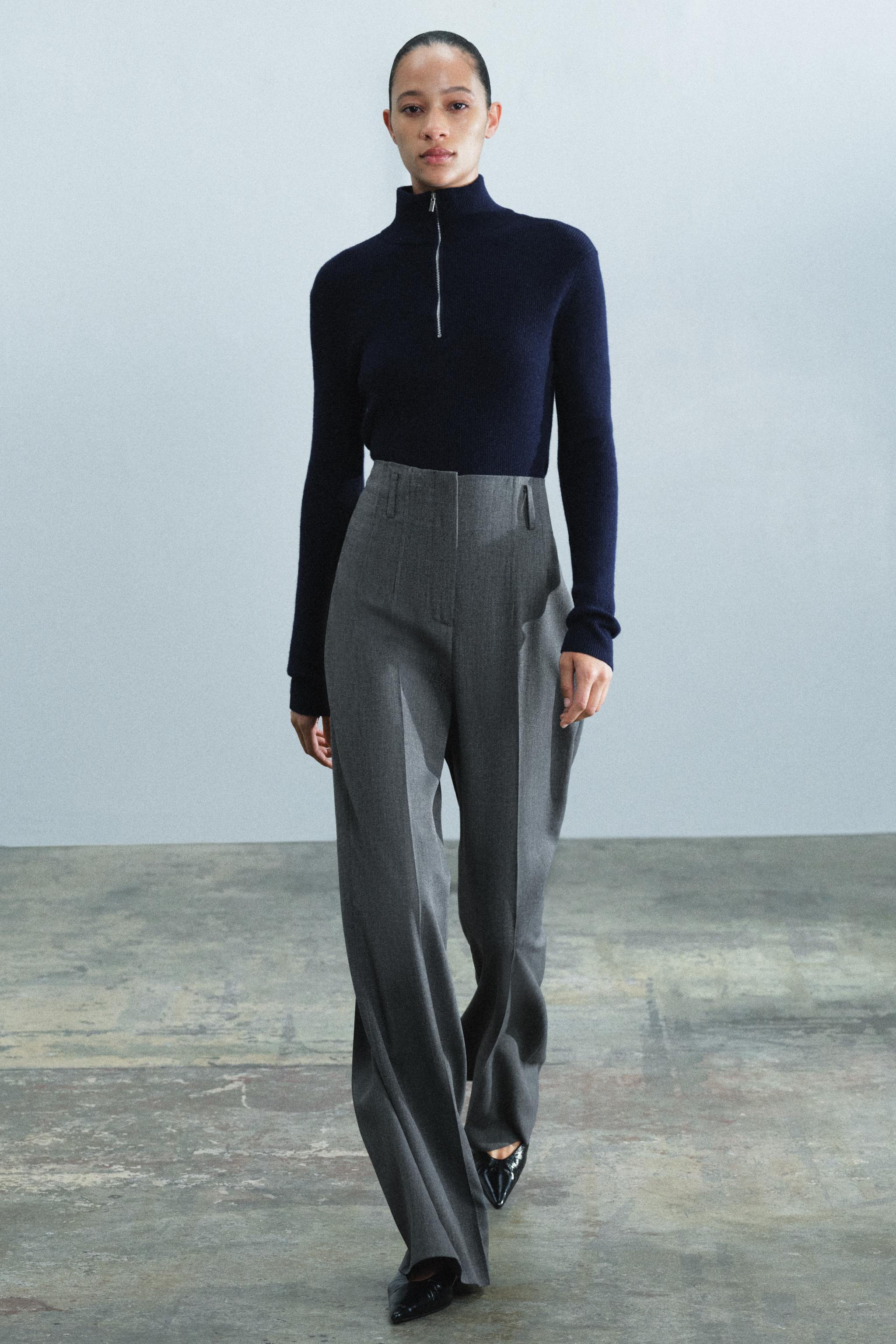 ZW COLLECTION HIGH-RISE TROUSERS